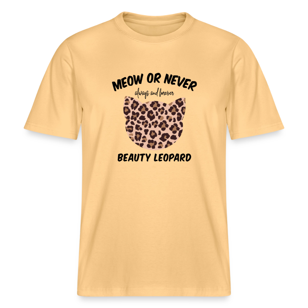 mewow or never tee - washed yellow