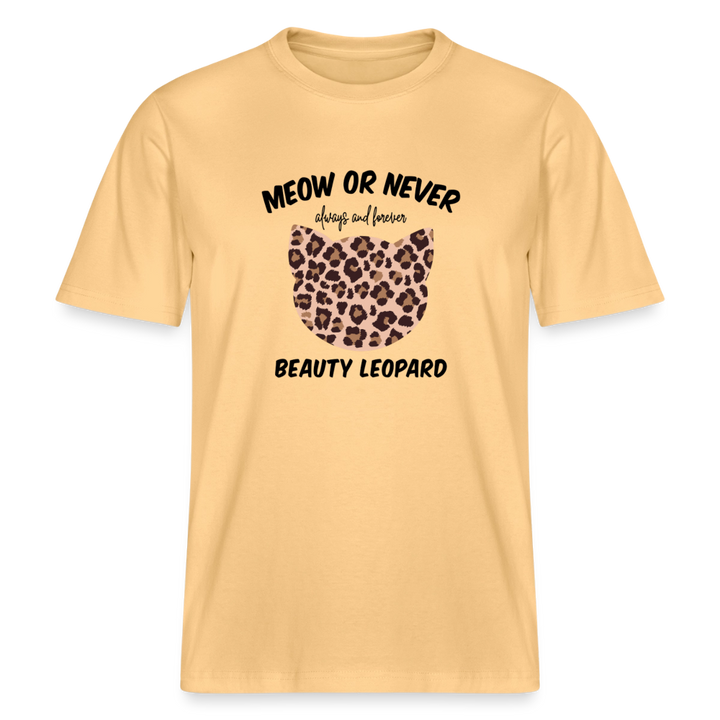 mewow or never tee - washed yellow