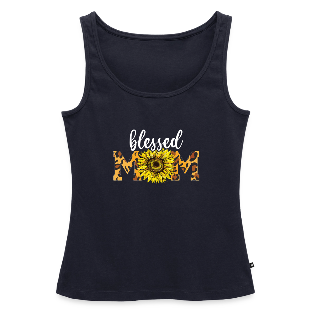 BLESSED MOM Tank Top - Navy