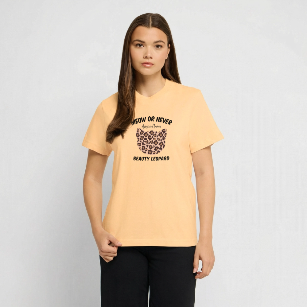 mewow or never tee - washed yellow