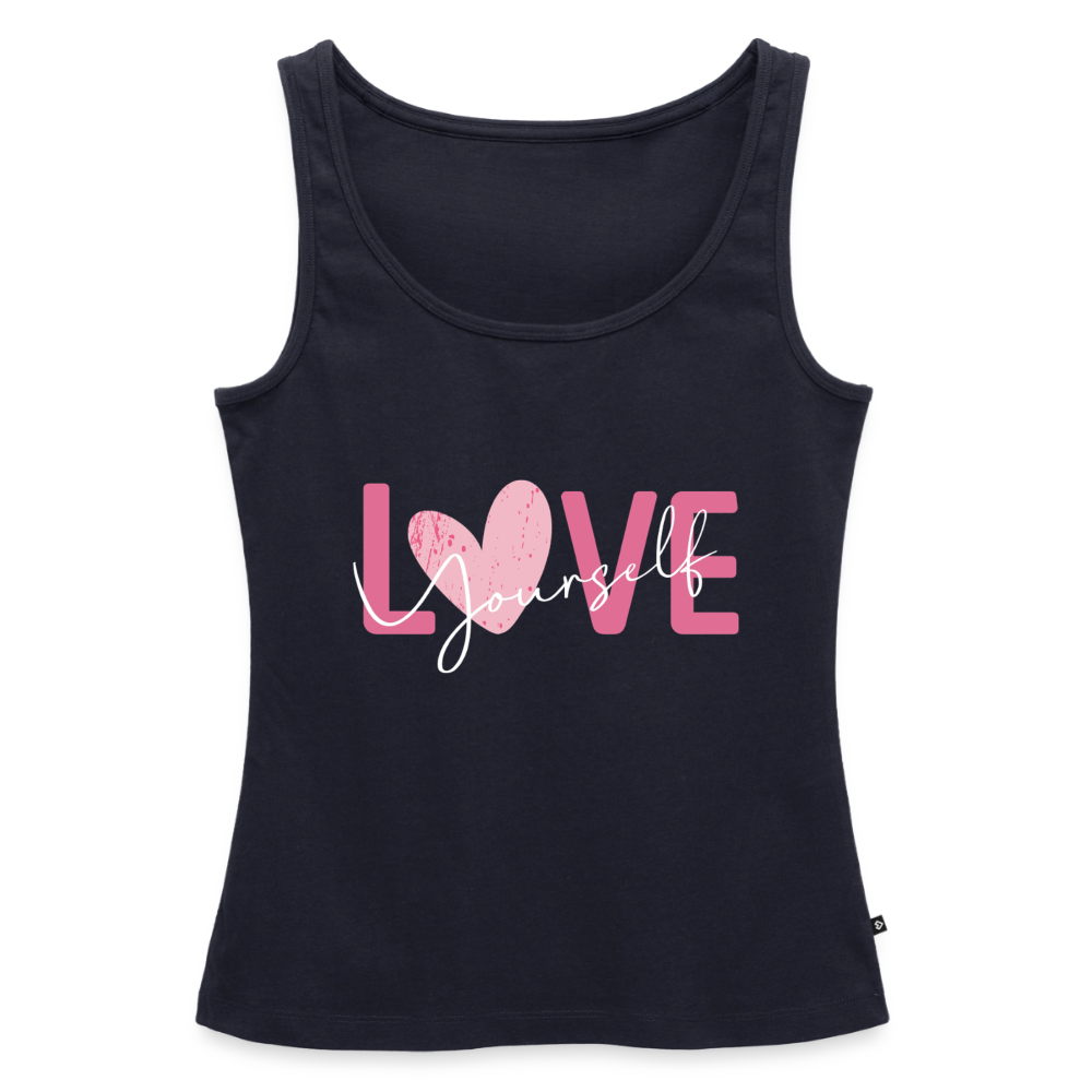 love yourself  Tank Top - navy