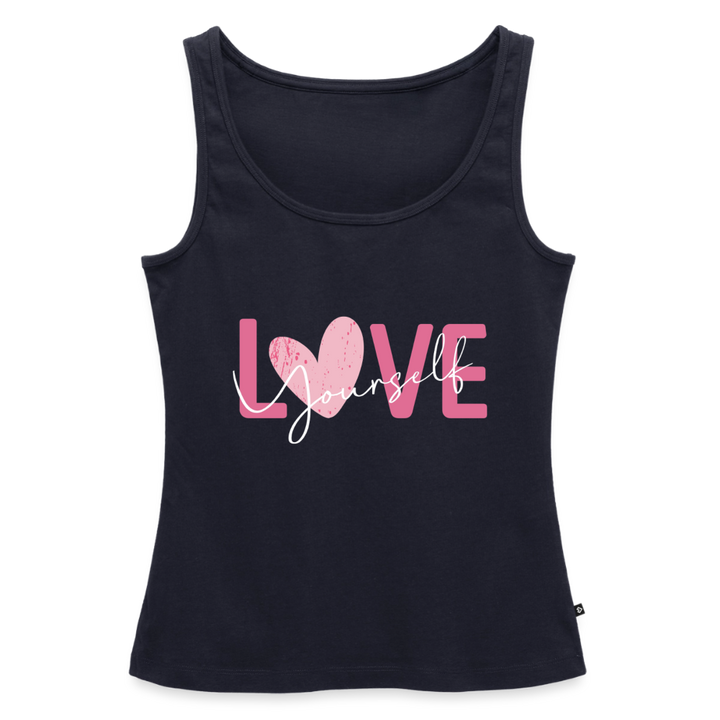 love yourself  Tank Top - navy
