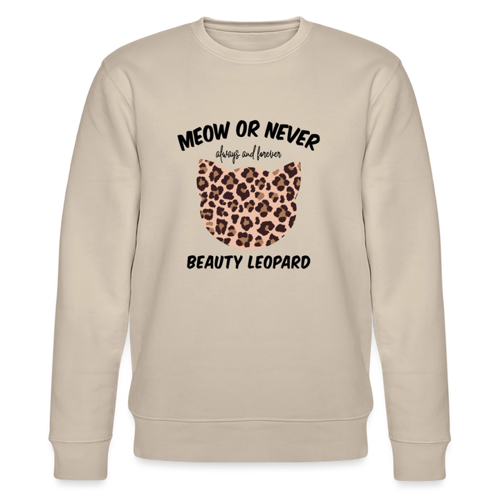 Meow Or Newer Sweatshirt - beige