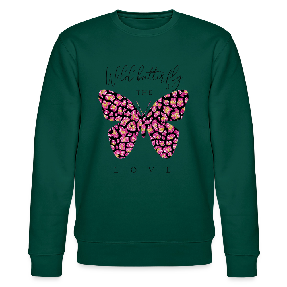 Wild Butterfly Sweatshirt - forest