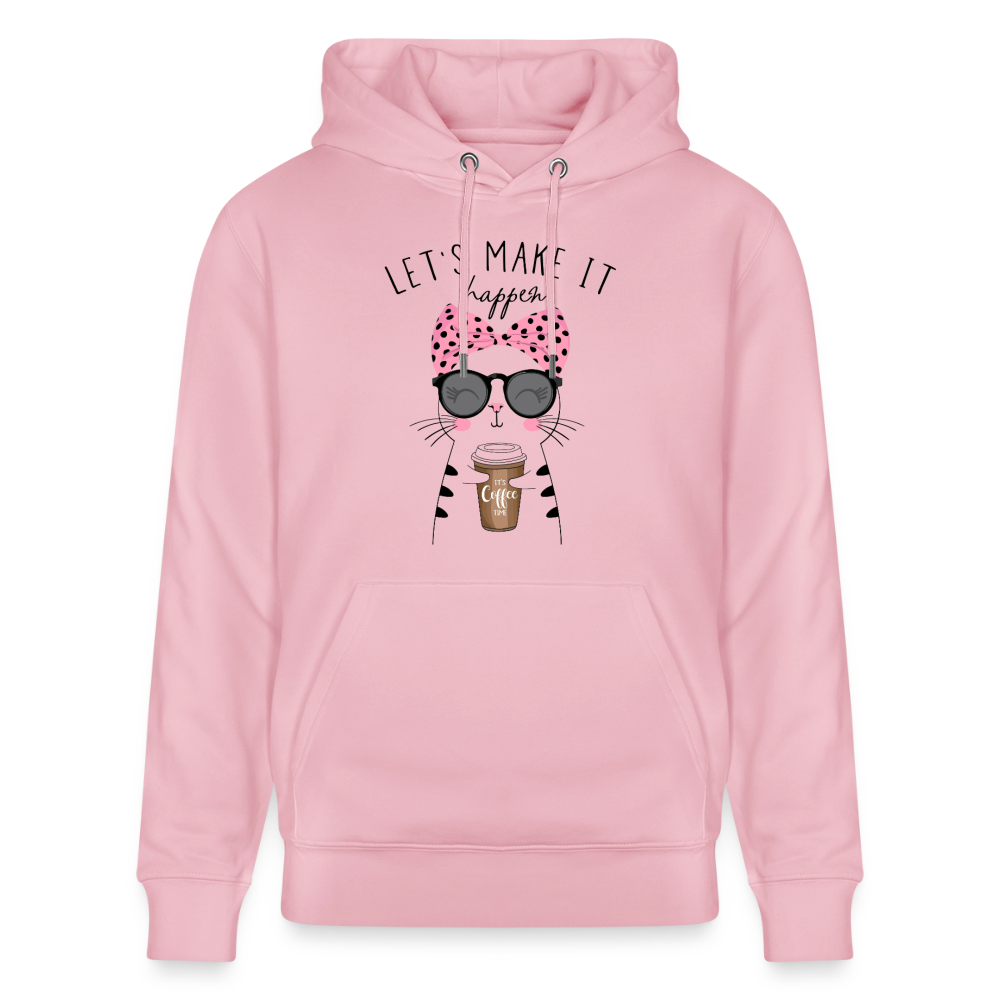 LETS MAKE IT HAPPEN Hoodie - Hellrosa