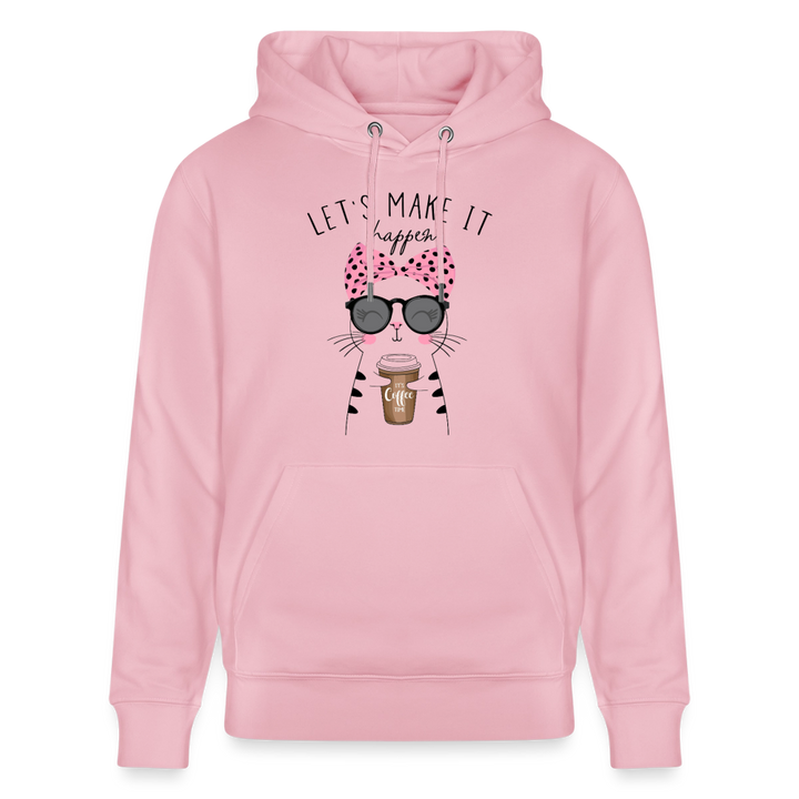 LETS MAKE IT HAPPEN Hoodie - Hellrosa