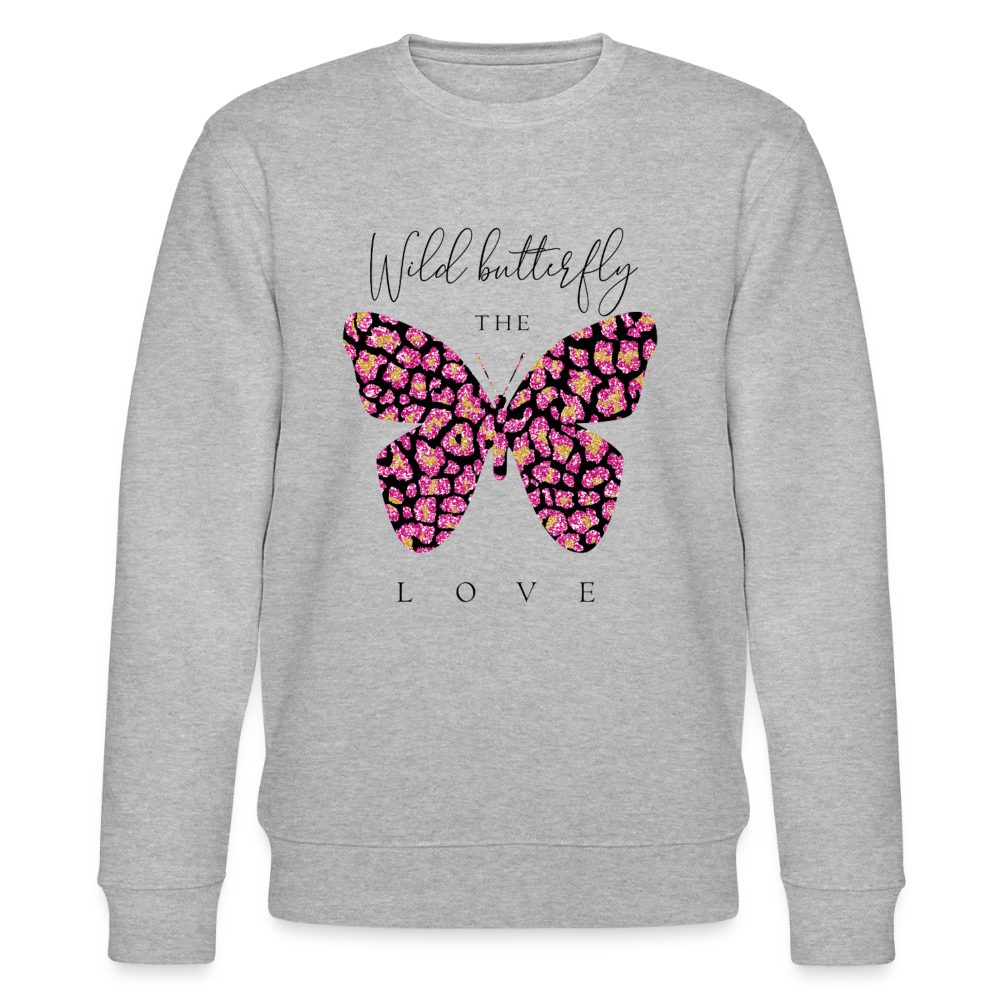 Wild Butterfly Sweatshirt - heather grey