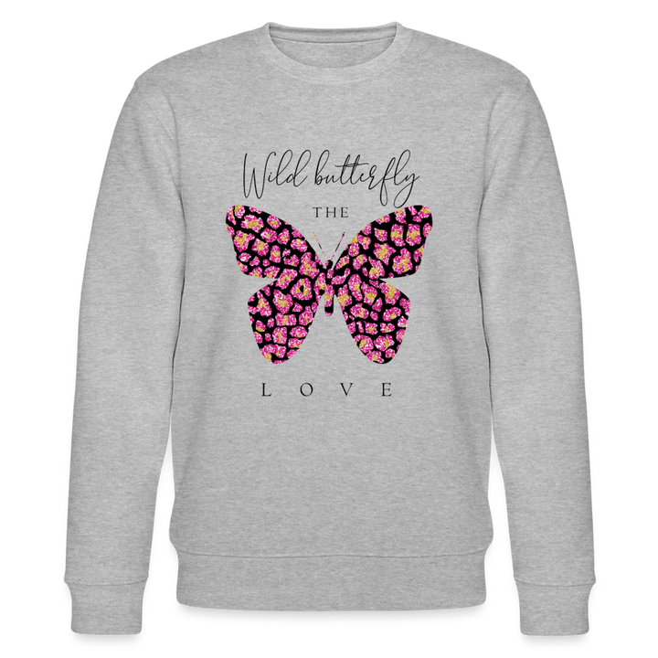 Wild Butterfly Sweatshirt - heather grey