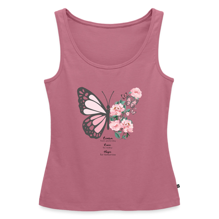 Butterfly Tank Top - mauve