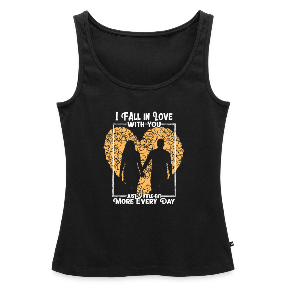 FALL IN LOVE Tank Top - Schwarz