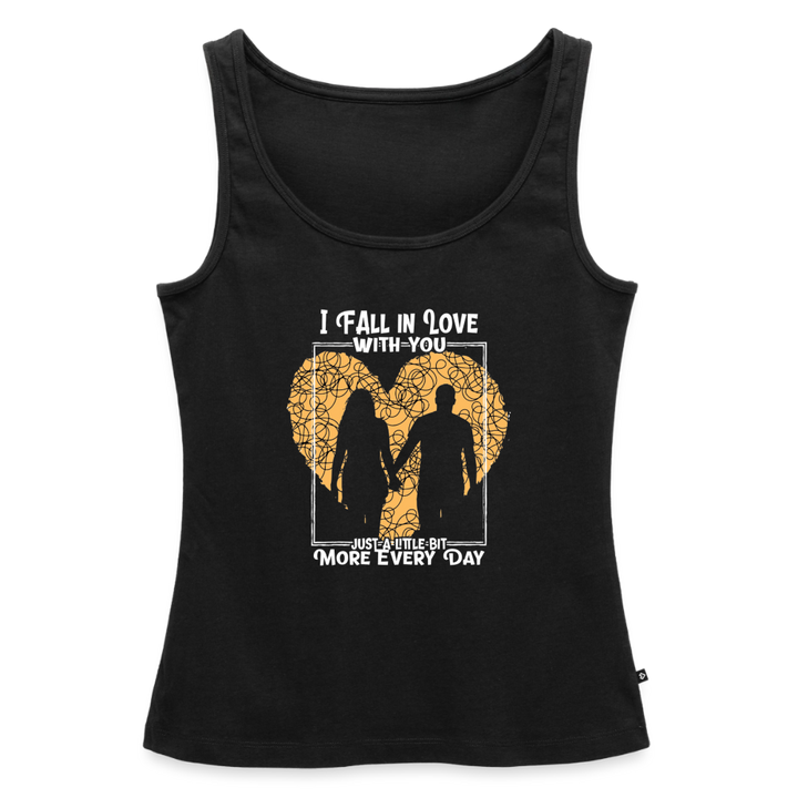 FALL IN LOVE Tank Top - Schwarz