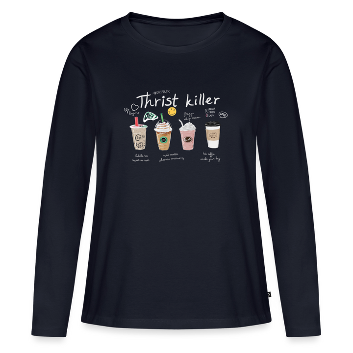 Thirst Killer Langarmshirt - Navy