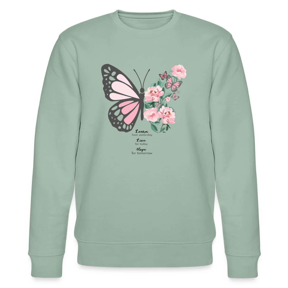 Butterfly Sweatshirt - aloe