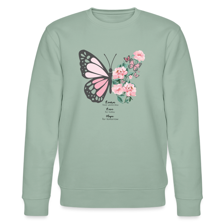 Butterfly Sweatshirt - aloe