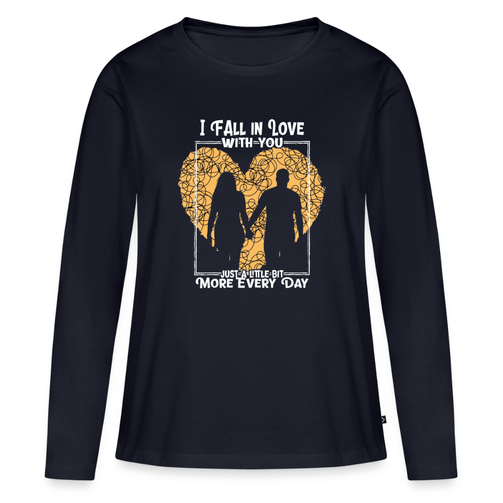 FALL IN LOVE  Langarmshirt - Navy
