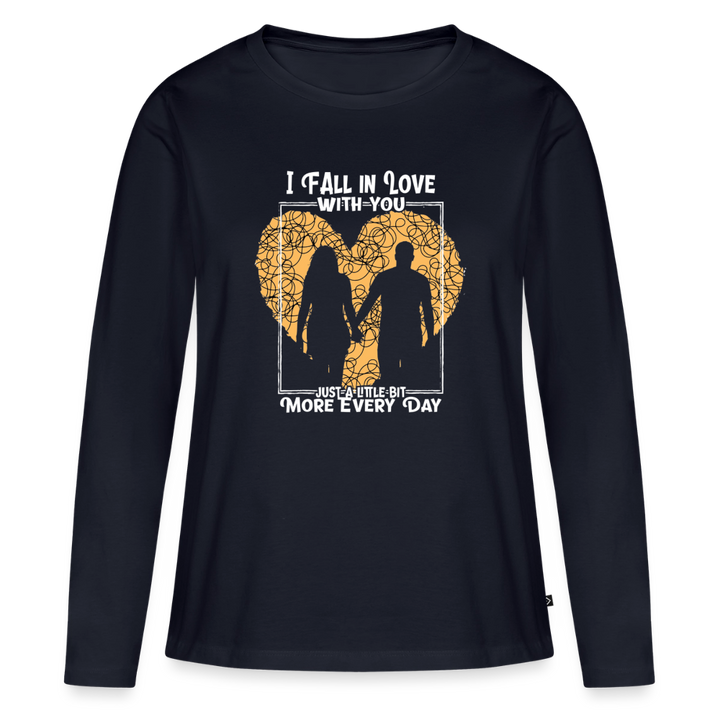 FALL IN LOVE  Langarmshirt - Navy