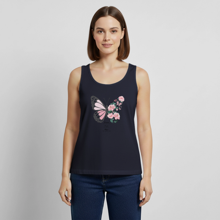 Butterfly Tank Top - navy