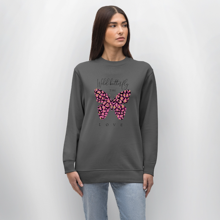 Wild Butterfly Sweatshirt - anthracite