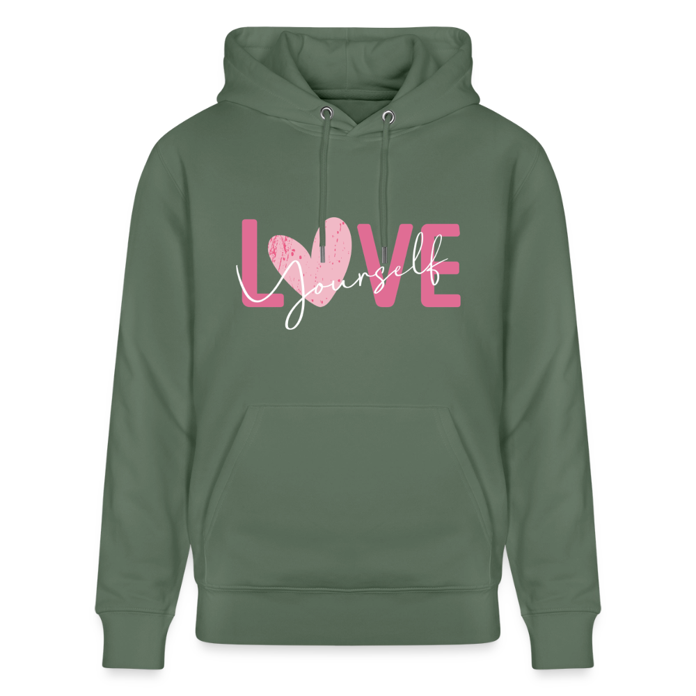 love yourself  Hoodie - cypress green