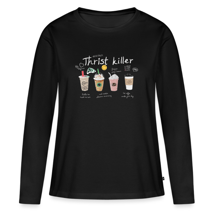 Thirst Killer Langarmshirt - Schwarz