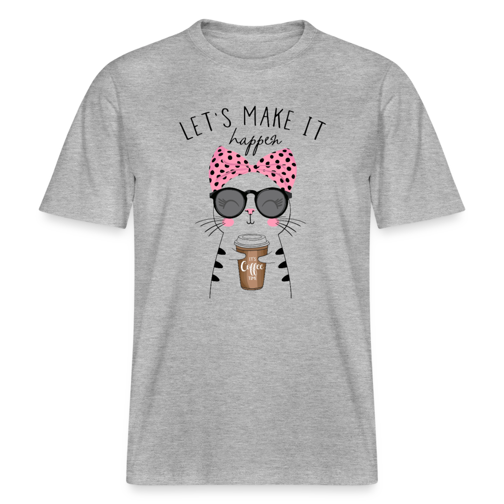 Lets Make it happen T-Shirt - Grau meliert