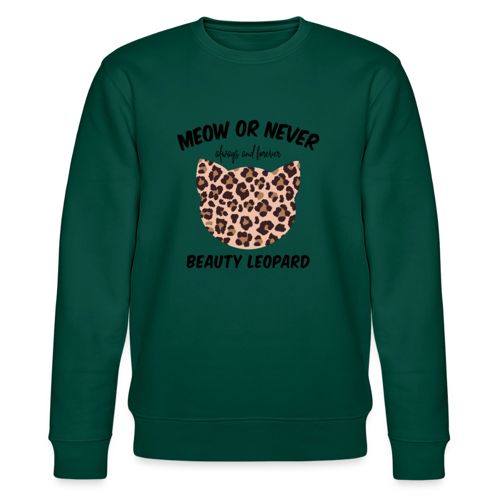 Meow Or Newer Sweatshirt - forest