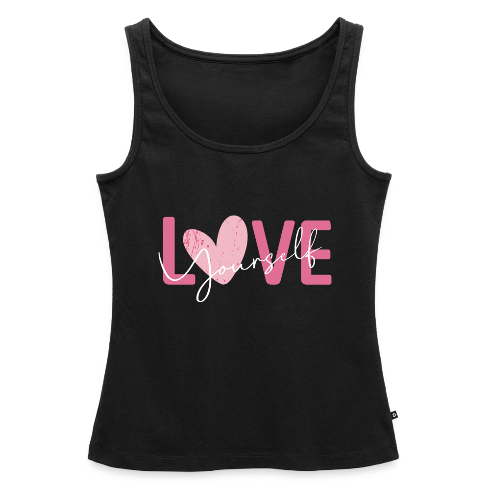 love yourself  Tank Top - black
