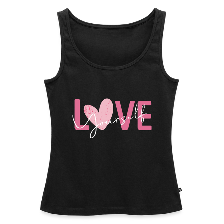 love yourself  Tank Top - black