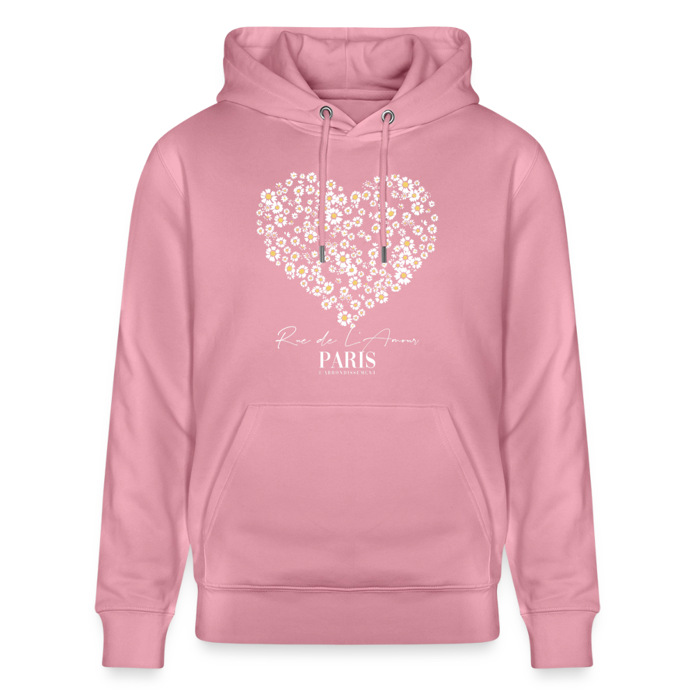 paris bloom heart Hoodie - Lila Traum