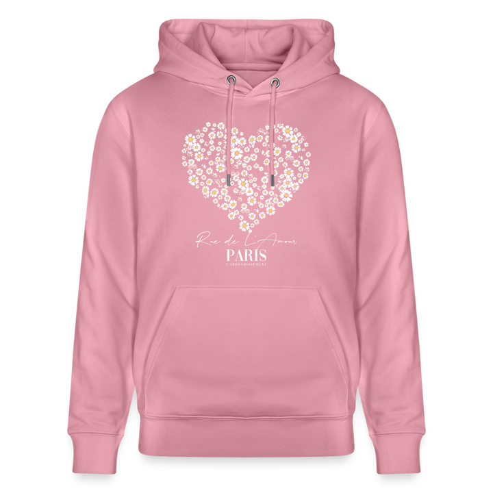 paris bloom heart Hoodie - Lila Traum