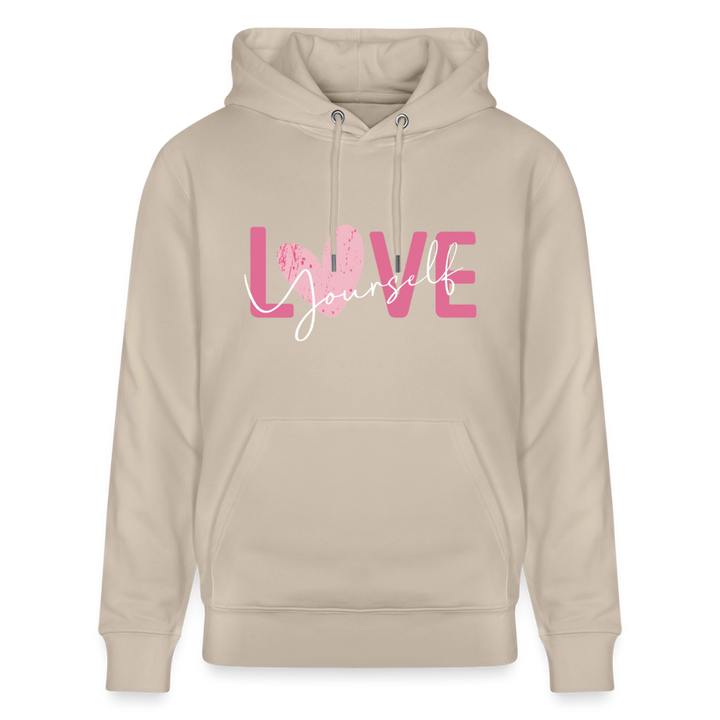 love yourself  Hoodie - beige