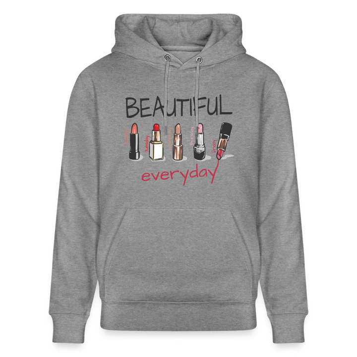 Beautiful everyday Hoodie - slub heather grey
