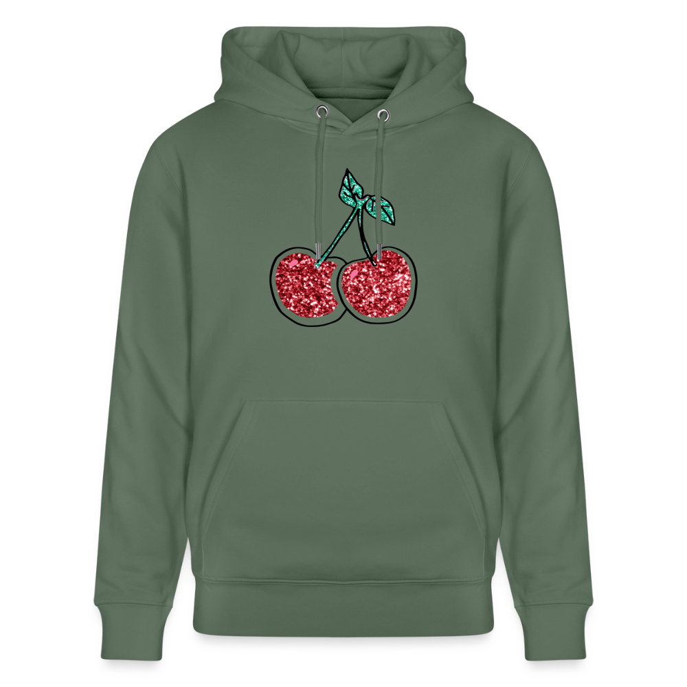 Cherry Hoodie - cypress green