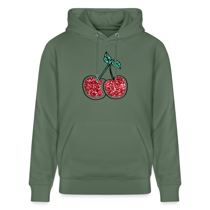 Cherry Hoodie - cypress green