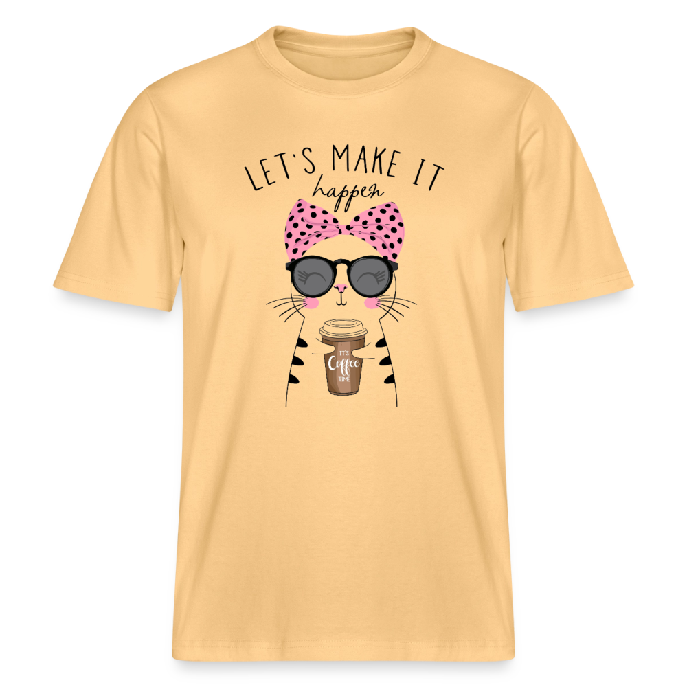 Lets Make it happen T-Shirt - Hellgelb