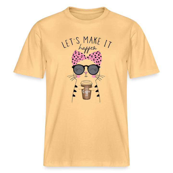 Lets Make it happen T-Shirt - Hellgelb