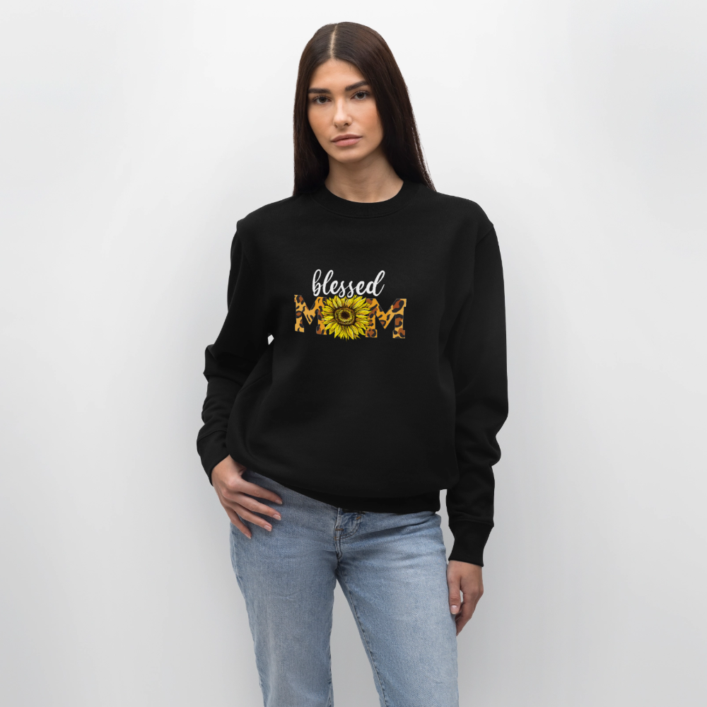 BLESSED MOM Sweatshirt - Schwarz