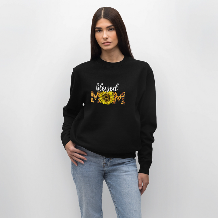 BLESSED MOM Sweatshirt - Schwarz