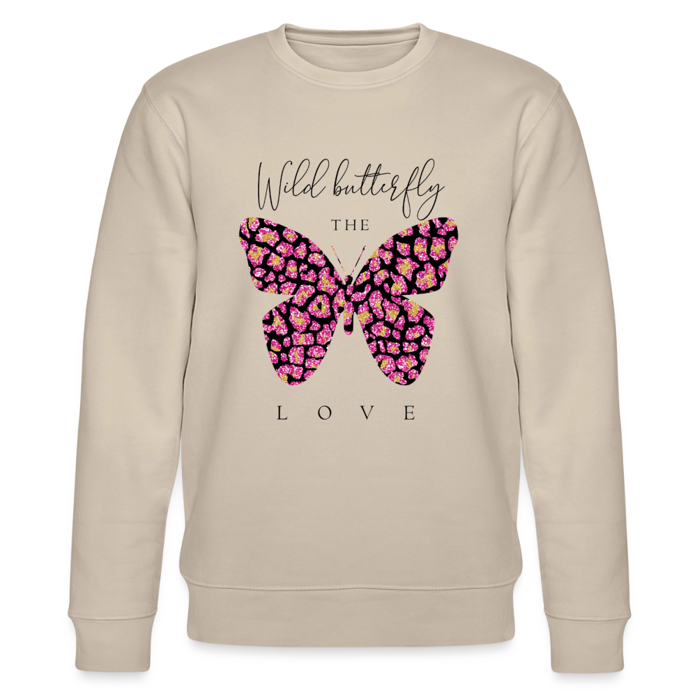 Wild Butterfly Sweatshirt - beige