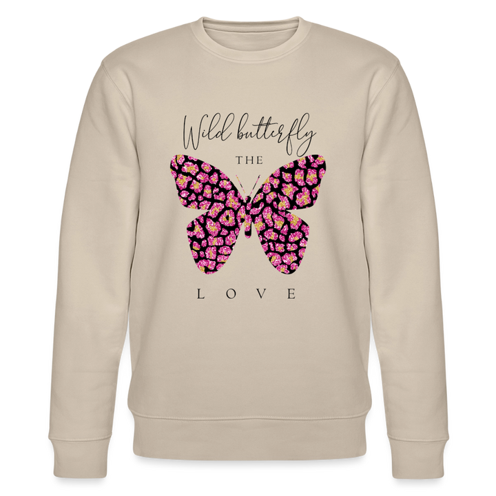 Wild Butterfly Sweatshirt - beige