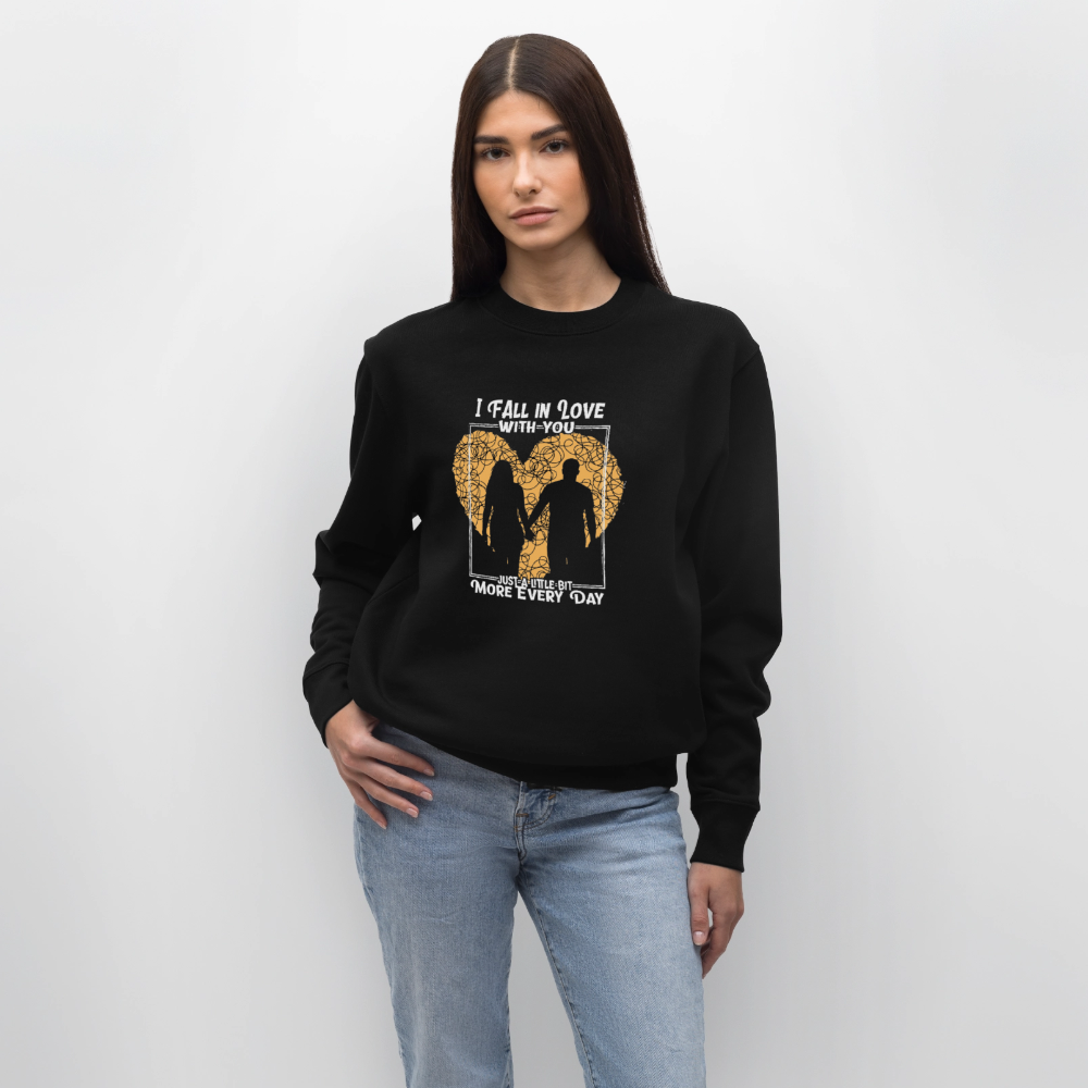I Fall in Love Sweatshirt - black