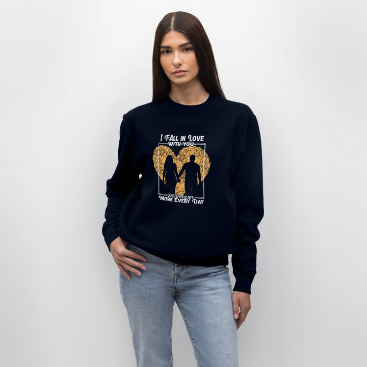 I Fall in Love Sweatshirt - navy
