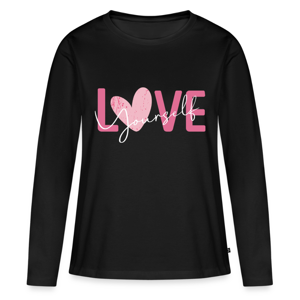 love yourself Longsleeve Shirt - black