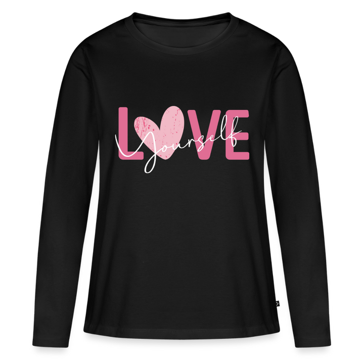 love yourself Longsleeve Shirt - black