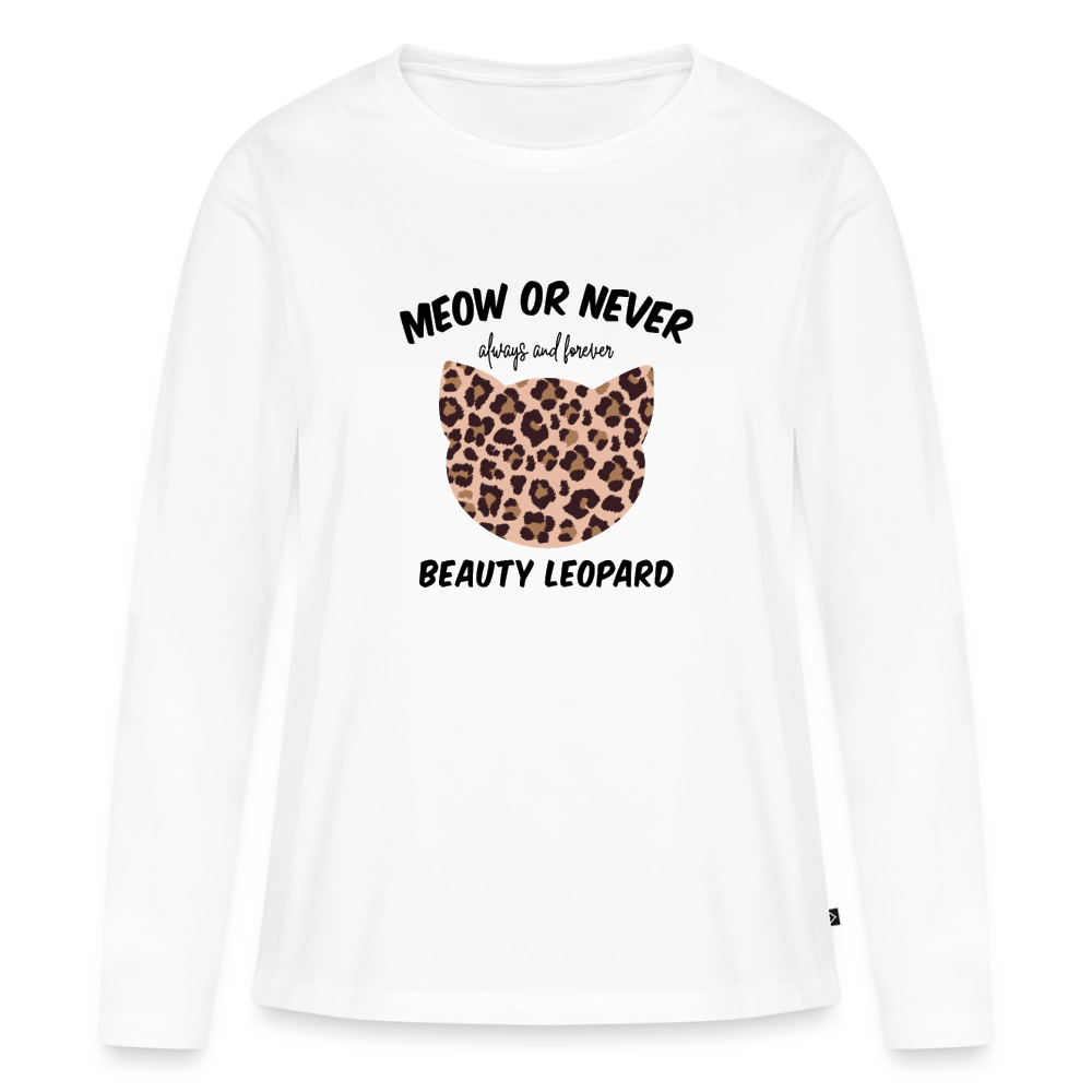 MEOW OR NEVER  Langarmshirt - Weiß