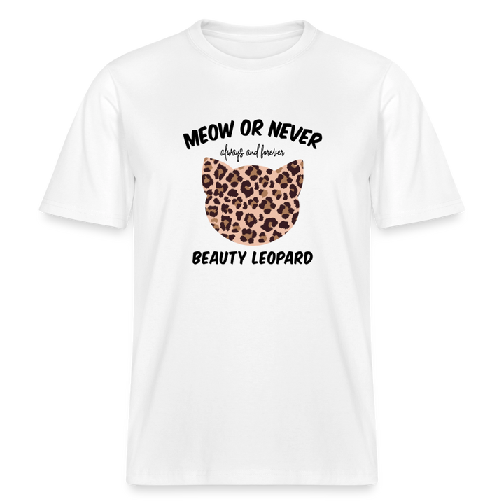 meow or never tee - white