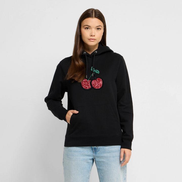 Cherry Hoodie - black