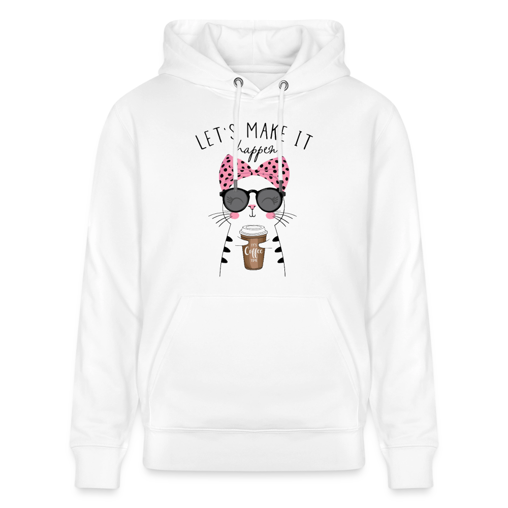 LETS MAKE IT HAPPEN Hoodie - Weiß