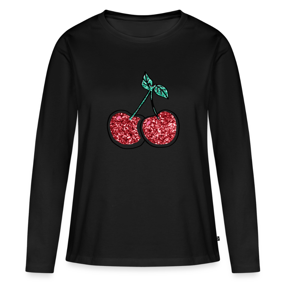Cherry Longsleeve Shirt - black