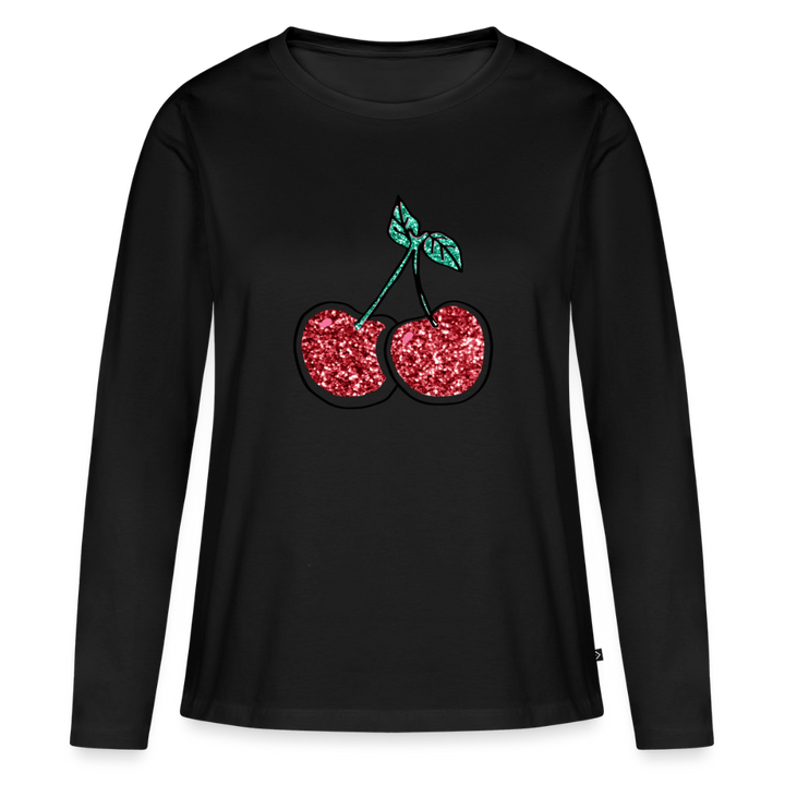 Cherry Longsleeve Shirt - black